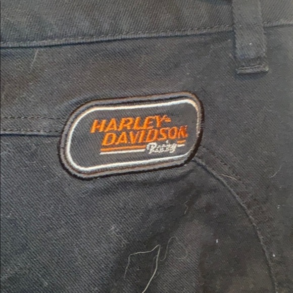 Harley Davidson Black Jeans SZ 10 - Picture 5 of 6